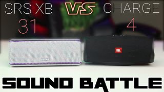 Sony SRS XB 31 vs JBL Charge 4 Sound Battle [upl. by Andromede]