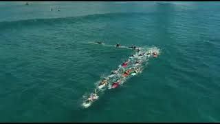 2019 Aussies Australian Surf Life Saving Championships Open Male Board Race [upl. by Gifferd821]