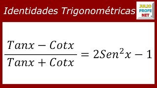 Demostración de identidades trigonométricas  Ej 1 [upl. by Montford]