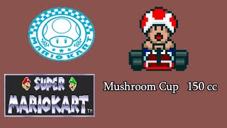 Super Mario Kart  Mushroom Cup  150 cc  Toad [upl. by Paradies]