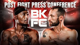 BKFC 52 SOUTH CAROLINA Press Conference  Live [upl. by Kiri435]