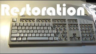 Restoring a vintage 1998 IBM KB7953 PS2 Keyboard [upl. by Christoper]