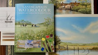 LANDSCAPES IN WATERCOLOR Exciting News my NEW BOOK Techniques amp Painting Tutorials for Beginners [upl. by Leonsis]