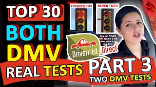 2024 DMV Knowledge Practice Test and the California DMV Driving Test Part 3 Two DMV Tests in One [upl. by Flita]