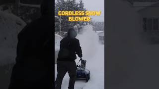 Cordless Snow Blower shorts snowblower [upl. by Poppy118]