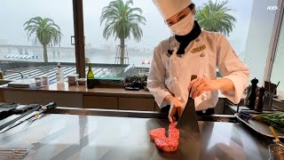 3 Miyazaki Wagyu Steaks by Gentle Female Chef in Japan [upl. by Ihcehcu]