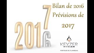 Bilan de 2016  Prévisions de 2017 [upl. by Goines]