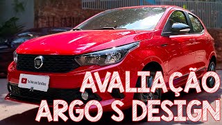 Avaliação Fiat Argo S Design 13 2020  É bonito anda bem mas [upl. by Nilyram3]