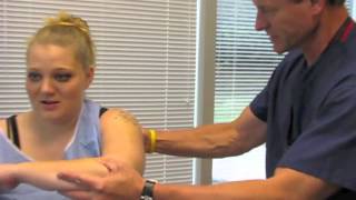 Jerk Test Demonstrating Shoulder Instability  Dr Eric Janssen [upl. by Alexandre593]