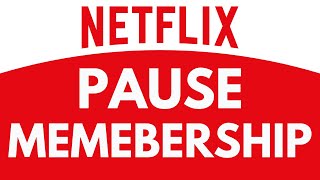 How To Pause Membership in Netflix  Put Netflix Subscription on Hold  Netflix Tutorial [upl. by Jeavons967]