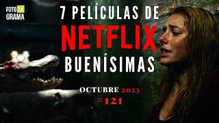 ¿Aburrido Descubre estas 7 PELÍCULAS IMPERDIBLES en Netflix  Fotograma 24 [upl. by Dnumde]