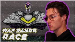 WHAT IS THE LOGIC  Map Rando Race  Super Metroid [upl. by Ttevi482]