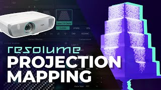 Resolume Arena 6 Tutorial  Learn Cake Mapping 26 Projection Mapping [upl. by Wystand122]