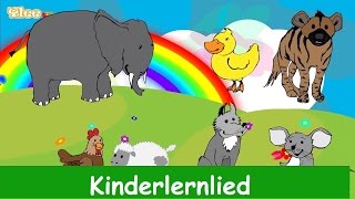 Die Lieder der Tiere  Kinderlied in Deutscher Sprache  Sing mit Yleekids [upl. by Anialem]