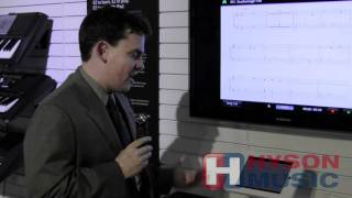 Hyson Music Presents the Yamaha EZ220 EZ220 Piano Keyboard w iPad Integration  NAMM 2012 [upl. by Cruickshank842]