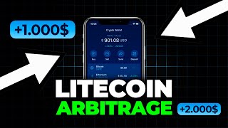 Crypto Arbitrage LTC  Binance Strategy 2024 [upl. by Ayomat]