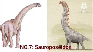 Top Ten Biggest Dinosaurs [upl. by Muiram553]