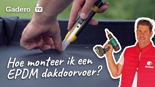 Hoe monteer ik een EPDM dakdoorvoer Ontdek het in 2 stappen [upl. by Yecam]