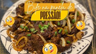 Bife Acebolado na Panela de Pressão Rápido e Delicioso 🍖✨ [upl. by Aitnahs]