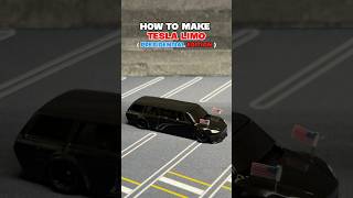 HOW TO MAKE TESLA LIMO  PRESIDENTIAL EDITION  hotwheels tesla limo president diy [upl. by Song]