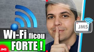 UM ROTEADOR COM SINAL WiFi MUITO FORTE com REPETIDOR DE SINAL [upl. by Kado592]