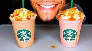 ASMR EDIBLE STARBUCKS DRINKS CUP MUKBANG CHOCOLATE DIY JERRY EATING DRINKING NO TALKING ART [upl. by Helm]