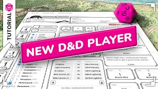 New DampD Player on Roll20  Roll20 Tutorial [upl. by Eerok]