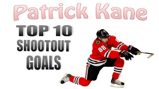 Patrick Kane Top 10 Shootout Goals [upl. by Noiek746]