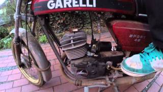 Barn Find Garelli Sport 40 Mokick First Start aft [upl. by Valtin828]