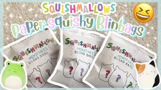 OPENING SQUISHMALLOW PAPER SQUISHY BLIND BAGS 😄 [upl. by Bilow]