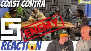 COAST CONTRA  THE ENEMY FREESTYLE  REACTION [upl. by Nerac65]