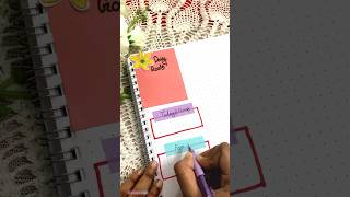 Daily planner ideas Using notebook 🌷shorts dailyplanner [upl. by Sessylu]