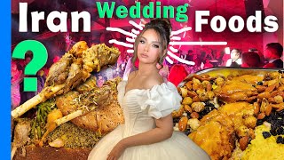 Wonderful Persian wedding foods and celebration in Iran [upl. by Ashford79]