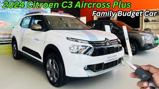 2024 Citreon C3 Aircross Plus Full Detailed Review 😍 Price amp Features ❤️ Best Car In Price Range [upl. by Itsrik793]