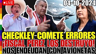 CHECKLEY COMETE ERRORES EN AUDIENCIA FISCAL PEREZ DESTRUYO A DEFENSA DE KEIKO DINA NOS ENDEUDA [upl. by Giule]