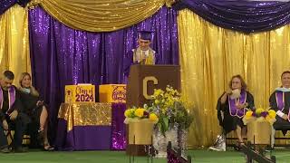 Garrett Talamantes  Salutatorian Speech 2024 Carrizo Springs High School Graduation [upl. by Mil381]