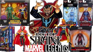 Every Marvel Legends Dr Strange Toybiz and Hasbro Comparison List [upl. by Kirima]