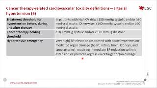 Cardiooncology guidelines Module 3 [upl. by Elmore]