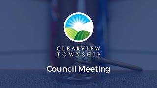 Clearview Council Meeting  20241021  Part 1 [upl. by Delisle]