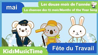 Les douze mois de lannée La chanson des 12 mois Le Calendrier les événements annuels [upl. by Emyle]