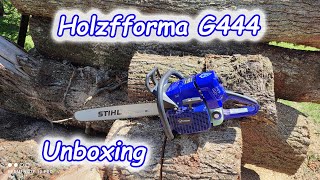 Holzfforma G444 unboxing first cut [upl. by Ailecra]