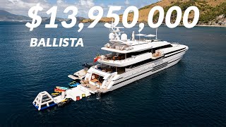 Unveiling Luxury Inside the Breathtaking 153 Cantieri di Pisa Superyacht Balista [upl. by Viguerie462]