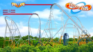 Thorpe Parks NEW COASTER is HUGE [upl. by Ahtnama583]