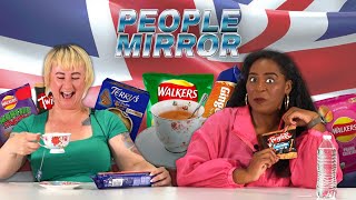 Americans try British snacks and food for the first time [upl. by Nadual716]