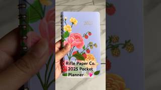 Rifle Paper Co 2025 Spiral Pocket Planner 💛🩷💐🤔 pocketplanner [upl. by Timmie1]