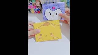 DIY easy paper crafts Wallet with cute money shortvideo easypapercrafts youtubeshorts  short [upl. by Alleoj962]