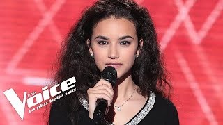 Yves Montand  Les feuilles mortes  Lilya  The Voice France 2018  Blind Audition [upl. by Dasya]