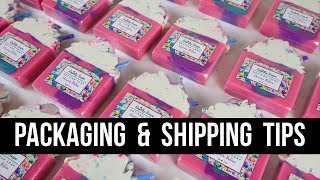 My ENTIRE Process  Packaging Labeling amp Shipping  Royalty Soaps [upl. by Annasor974]