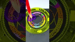 Multi color Spirograph Design spirograph satisfying trending spiroart shorts youtubeshorts [upl. by Lianne]