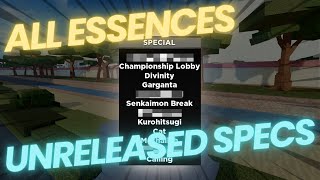 All Essences amp Unreleased Specs  TypeSoul [upl. by Nywra]